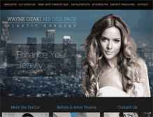 Tablet Screenshot of drwayneozaki.com